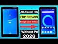 ALL ALCATEL TABLET FRP BYPASS ANDROID 8.0/8.1/9.0/10 / RESET GOOGLE ACCOUNT LOCK WITHOUT PC |