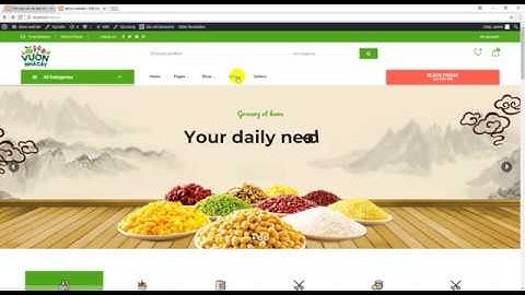 Source code website bán hàng thực phẩm hoa quả