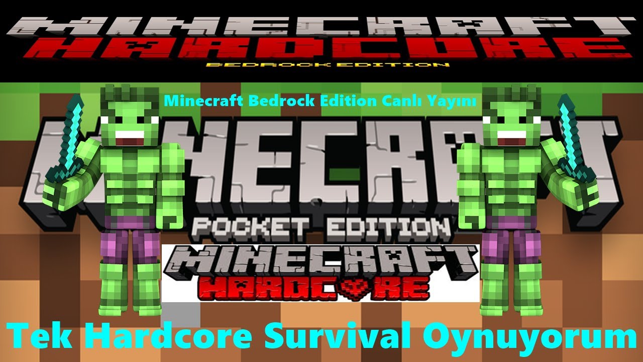 Minecraft Bedrock Edition Tek Hardcore Survival Oynuyorum Shorts Canlı Yayını Buyrun Gelin #11