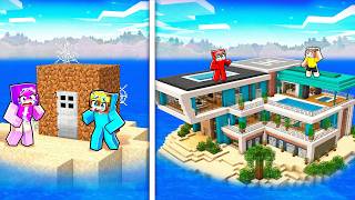 NOOB vs PRO Island House Competition! — trending on YouTube in United States