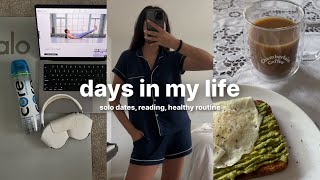 vlog: solo dates, new coffee shop, target runs, building healthy habits