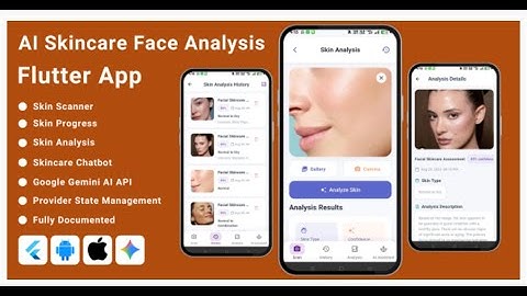 AI-Powered Skincare Face Analysis Flutter App | Skin Scanner & Product Recommendations