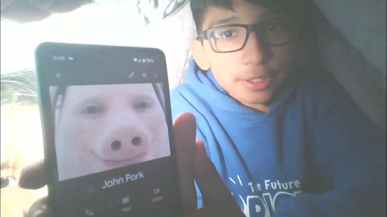 Horrifying. I mean he could've just sent a text. #johnpork #johnporki, rover joe