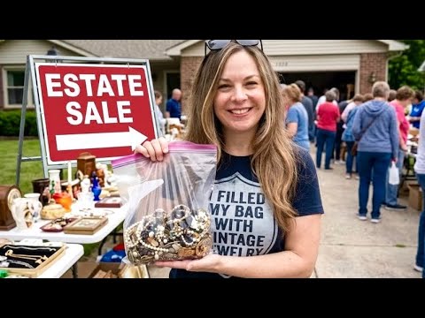 I Filled My Bag With Vintage Jewelry At This Estate Sale