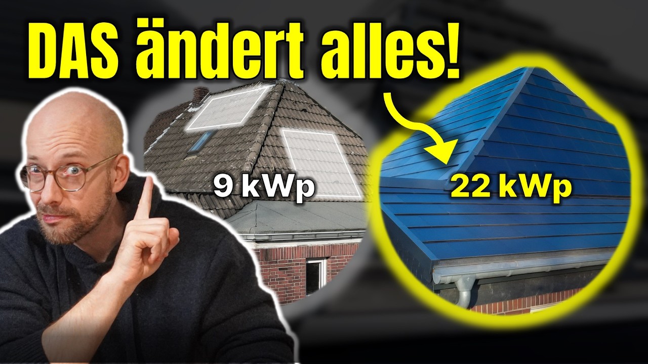 Horror-Dach für PV Anlage? Am Ende wurde es ein 22 kWp Monster