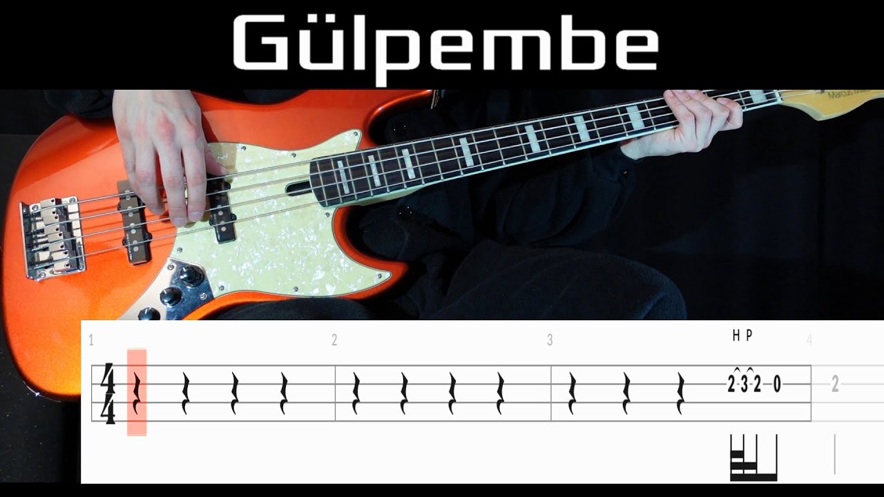 Gülpembe (Barış Manço) - Bass Cover WITH TABS