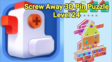 Screw Away 3D Pin Puzzle Level 24