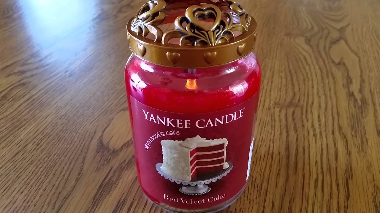 Yankee Candle Red Velvet Cake Review YouTube