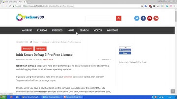 Software Giveaway Iobit Smart Defrag 5 Pro (338 days license) Freebies