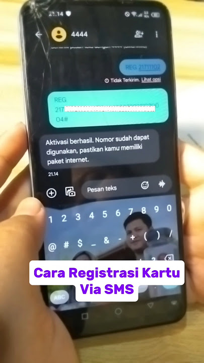 Cara Registrasi Kartu Telkomsel Via SMS #telkomsel #registrasi