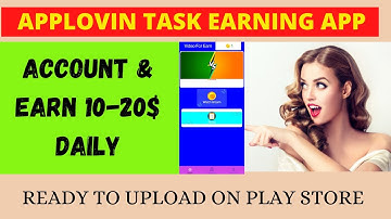 task earning app for play store with applovin ads || self click + play store app in 1 || high cpm