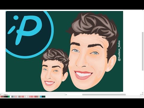 TRANSFORMANDO FOTO EM CARICATURA PHOTOSHOP PARA INICIANTES COREL DRAW TUTORIAL