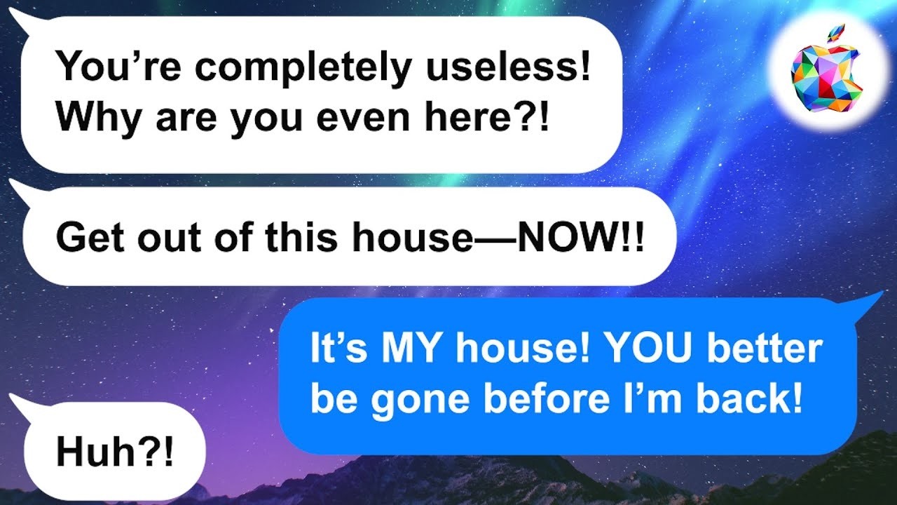 【Apple】My mother-in-law tried to kick me out of the house right before I had my baby! MY house...