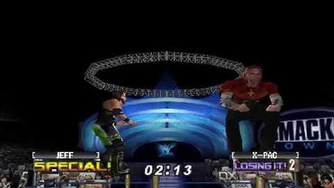 WWF NO MERCY N64: BASEBALL BATS AS A LADDERS!