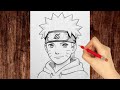 رسم أنمي سهل كيفية رسم ناروتو أوزوماكي خطوة بخطوة رسم ناروتو للمبتدئين