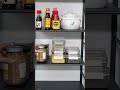 Newly Upgraded Deluxe Mobile Storage Rack, Adjustable Kitchen Shelf with Wire Baskets, Metal Rolling