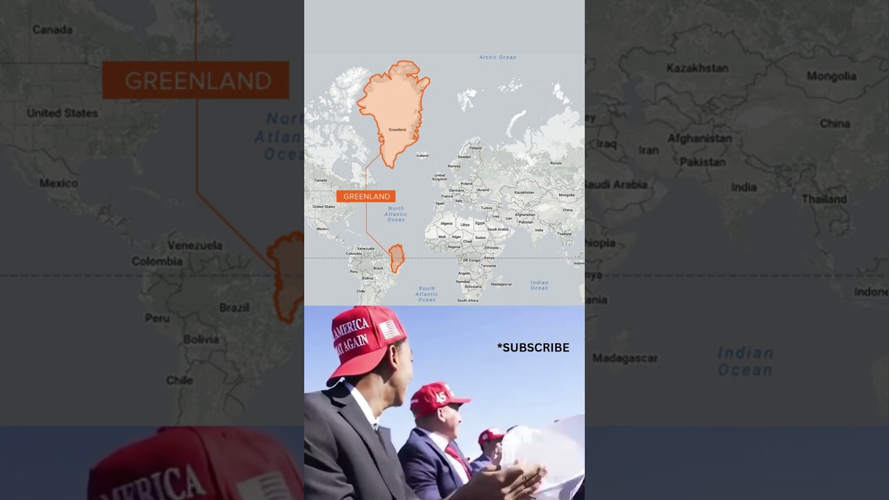 Greenland actual size 🌍📐 | map distortion, true scale, and geography explained
