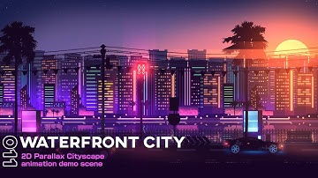 Waterfront city - Demo scene - Unity Asset Store