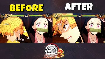 Serious Zenitsu VS Sleepy Zenitsu Ultimate Art Comparison - Demon Slayer The Hinokami Chronicles 2