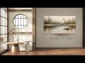 Frame TV Art 4K | Calm Forest Pond with Bird Reflection | Neutral Nature Art | No Music | 2 Hours