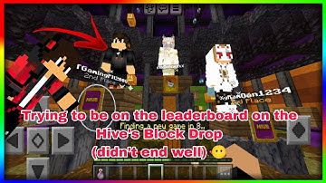 Trying to be on the leaderboard on the Hive