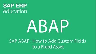 SAP ABAP : How to Add Custom Fields to a Fixed Asset. Как добавить поля в карточку ОС.