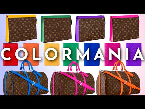 Louis Vuitton COLORMANIA 🌈 ALL of the Leather Goods Organized by Color &  by Price 