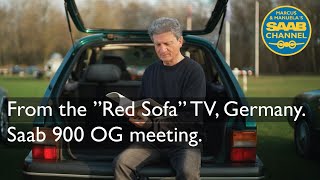 From the &quot;Red Sofa&quot; TV Germany. Old generation Saab 900 Turbo meeting.