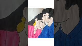 "Cute Couple Painting 🎨❤️ | Easy Handmade Art" | #drawing #art #artist