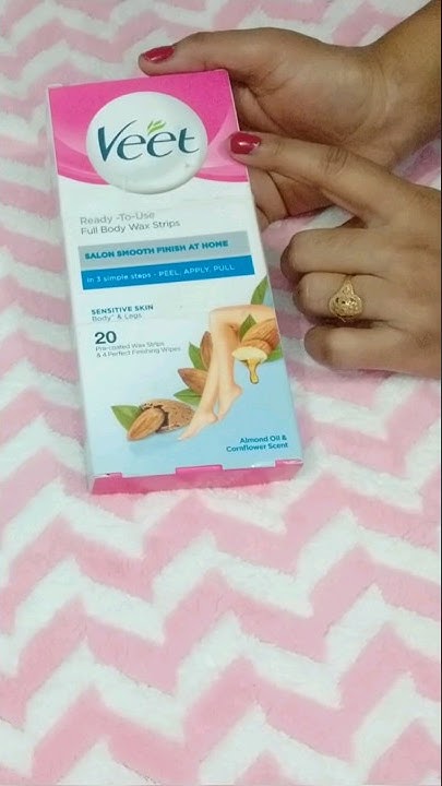 How To Use Veet Wax Strips On Pubic Area How to use veet wax strips | Waxing at home step by step| #waxing #