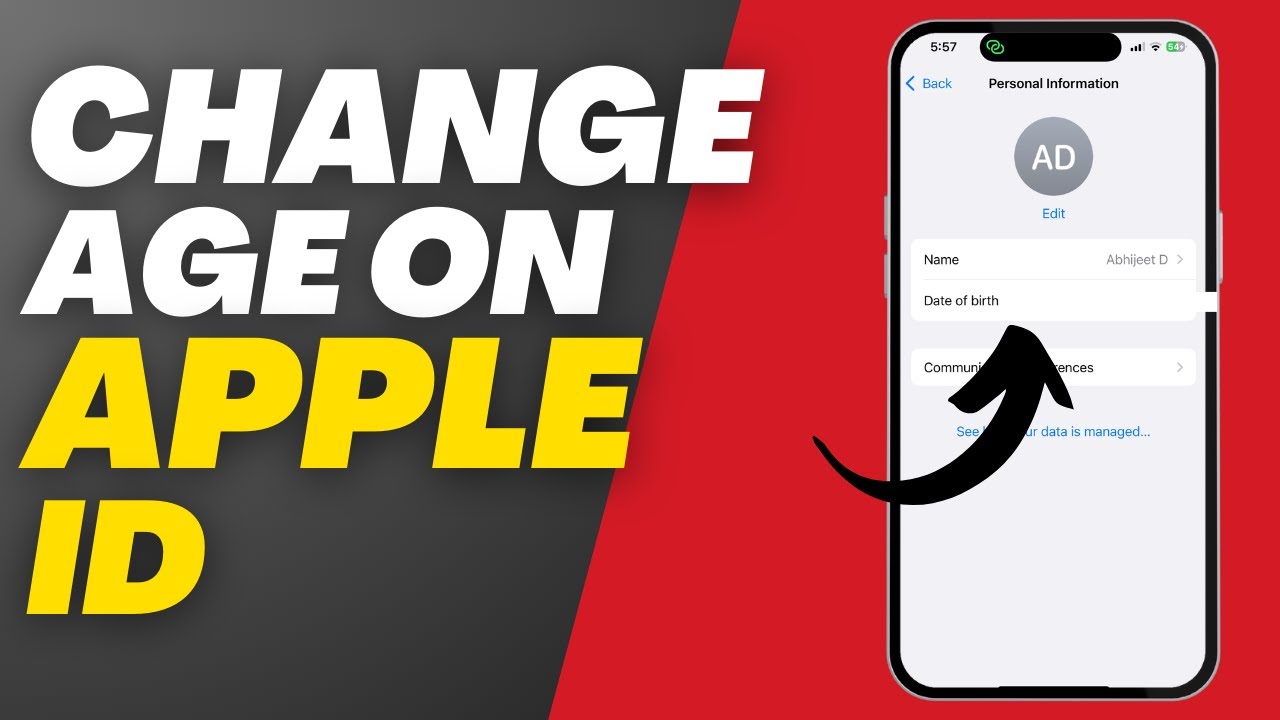 How To Change Age On Apple ID - YouTube