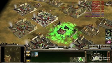 C&C GENERALS ZERO HOUR GLA STEALTH VS 7 HARD ARMY RANK MAP