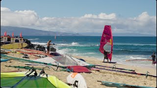 Finals day at the Aloha Classic (Windsurfing Championship) 11/3/23  Raw 4K