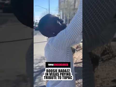Boosie Badazz Tupac Tribute In Las Vegas Strip #shorts