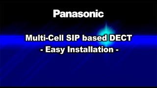 Panasonic KX-UDT/UDS series  = Multi-Cell SIP based DECT System for Europe=