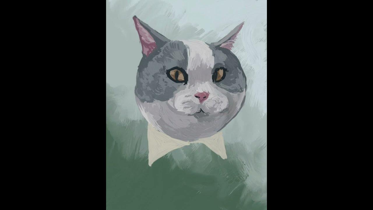 Digital Painting The Big Billy Cat YouTube digital-painting-the-big-billy-cat-youtube