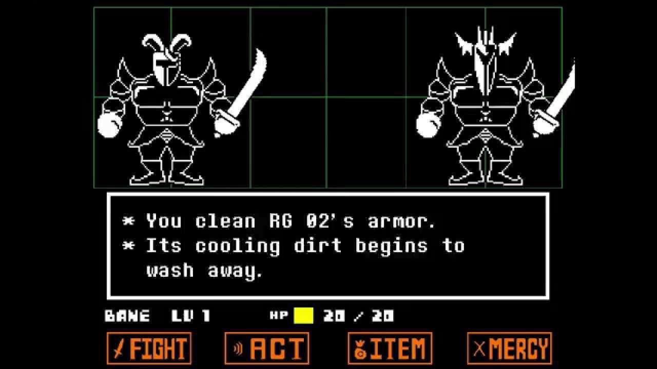 Undertale Royal Guards No Damage (Pacifist) YouTube