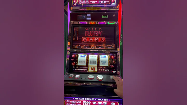 WILD RUBY GEMS $10 BET -- Choctaw Casino #redscreen  #red #casino