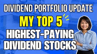 Top 5 DIVIDEND PAYING Stocks in My Portfolio / Revealing My Dividend Stocks Portfolio