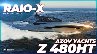 AZOV Z480 HT | CONFORTO E REQUINTE A BORDO DE UMA 48 PÉS COM DESIGN ESPORTIVO | RaioX Bombarco