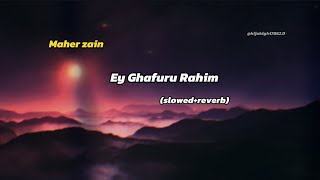 maher zain ey gafuru rahim (vocals only)(slowed reverb)(kurdish) Resimi