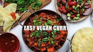 EASY VEGAN CURRY RECIPE