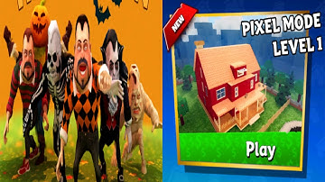 Dark Riddle - HALLOWEEN UPDATE - PIXEL MODE - New Update - & New Skins - Android & iOS Game