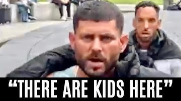 ASYLUM SEEKER GANG threatens members of public in Manchester with BOTTLES AND BRICKS