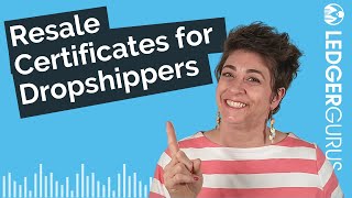 How to EASILY Get a Resale Certificate for Dropshipping by LedgerGurus 611 views 3 months ago 3 minutes, 30 seconds