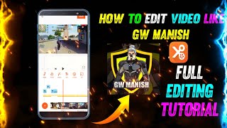 How To Edit Video Like Gw Manish | Full Editing Tutorial