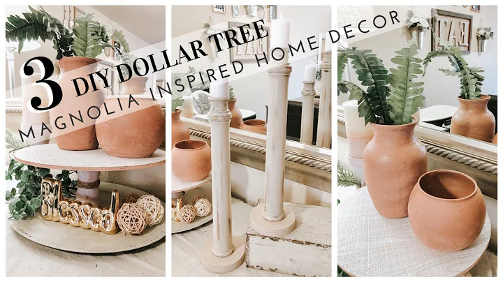 DIY DOLLAR TREE | DOLLAR MAGNOLIA INSPIRED HOME DECOR