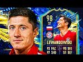 5⭐WEAK FOOT?! 😁 98 TOTS LEWANDOWSKI PLAYER REVIEW! - FIFA 21 Ultimate Team