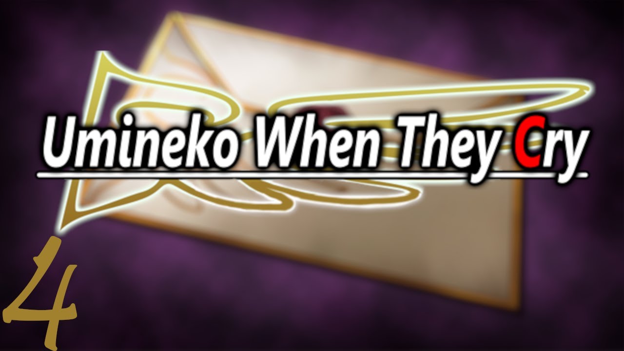 Let's Play Umineko: When They Cry (Blind) Part 4  - The Game Begins