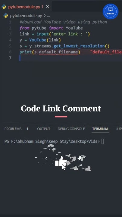 PyTube Module is amazing! in python #shorts #short - YouTube